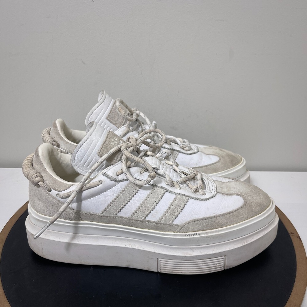 Adidas Ivy Park Super Super Sleek Women 10.5 Platform White Off White Streetwear